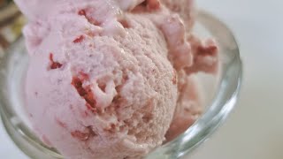 딸기아이스크림 만들기 생크림없음 얼리는 시간없음 15분완성 건강한 다이어트 strawberry ice cream No freezing time 15 minutes