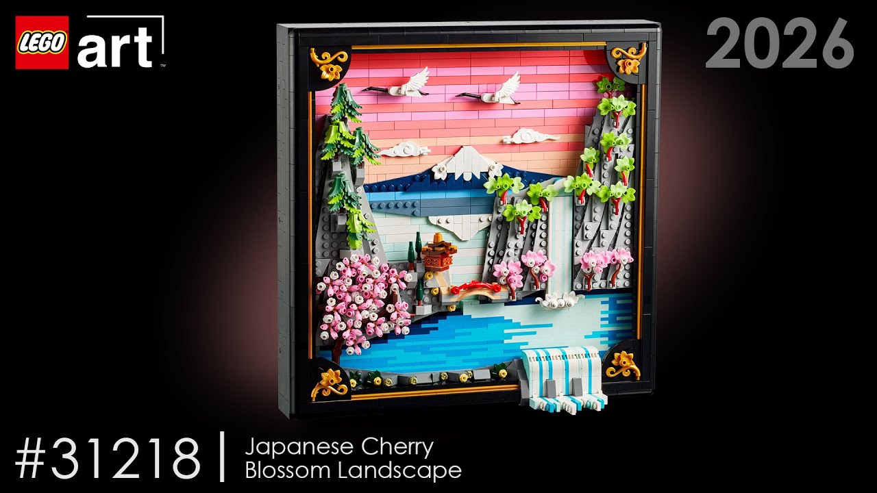 LEGO Art - Japanese Cherry Blossom Landscape 31218