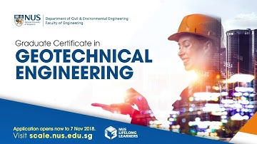 Graduate Certificate in Geotechnical Engineering