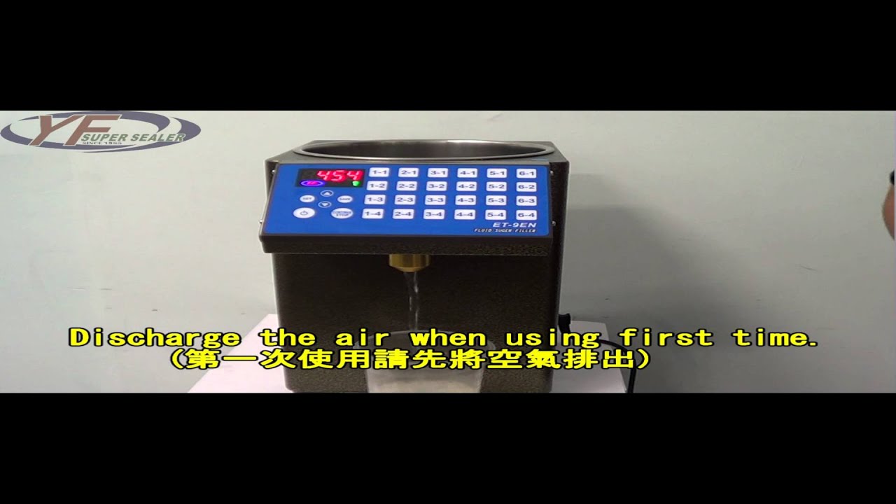 Automatic Sugar/Fructose Dispenser Machine, ET-9EN, YF SUPER