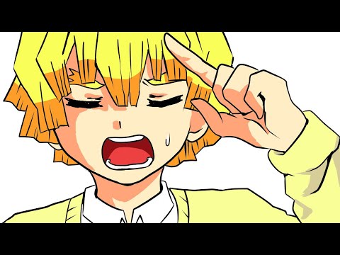 【鬼滅の刃で】男女描いてみた
