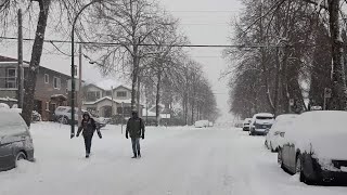 VANCOUVER SNOW WALK : Snow Storm in Vancouver Canada |  Extreme Winter Jan 15 2020