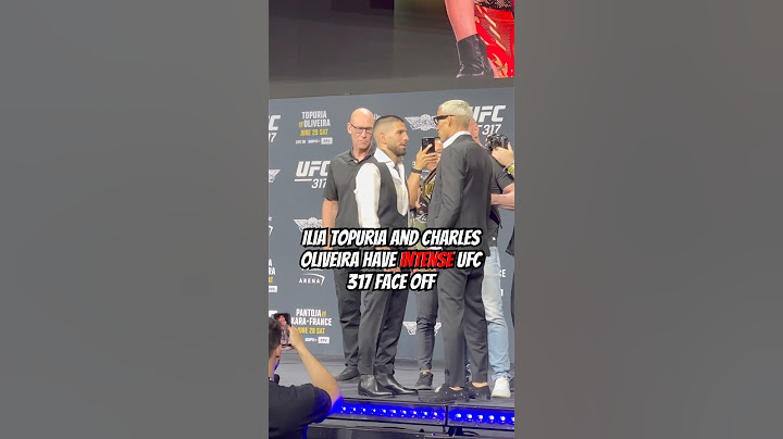 Ilia Topuria And Charles Oliveira Have INTENSE UFC 317 Face Off #UFC #MMA #Shorts