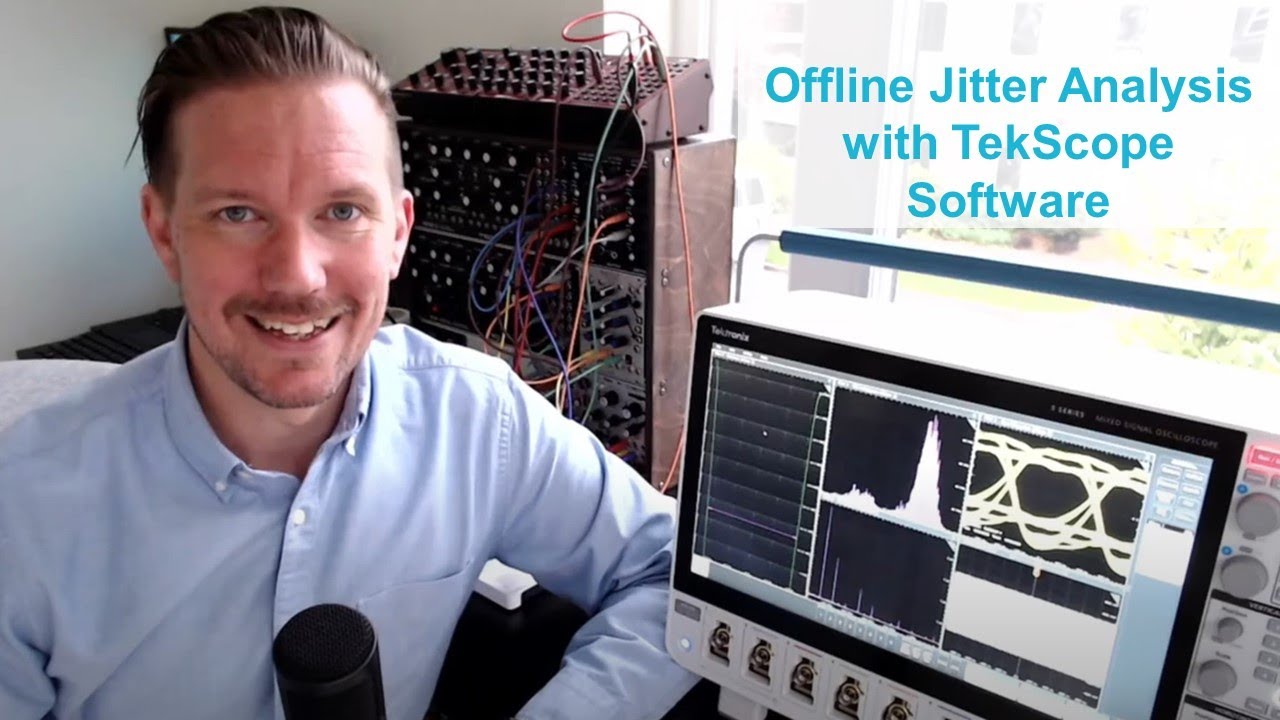 Offline Jitter Analysis Using TekScope Waveform Analysis Software