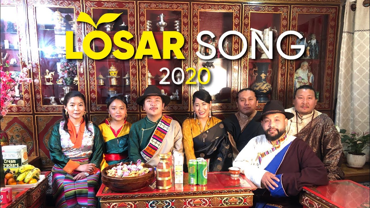 Tibetan Losar Song   Tsering Gyurmey  Karma Tseten  Various Tibetan Artist