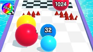 ⭐Satisfying Mobile Game Reach to 512M Tiktok Games Ball Run Infinity All Levels Gameplay NS73
