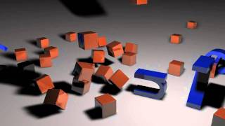 Falling cubes intro With cinema 4D
