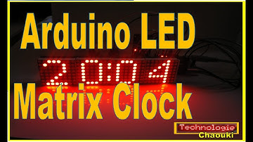 Arduino LED Matrix Clock
