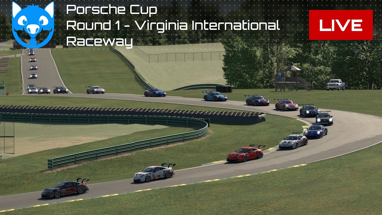 Simufur Porsche Cup Challenge - Round 1 - Virginia International Raceway