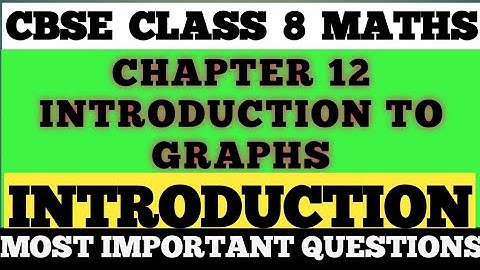 Class 8 Introduction to Graphs || Chapter 15 Maths NCERT