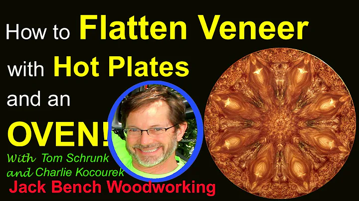 Flatten Wood Veneer using Hot Plates and an Oven!