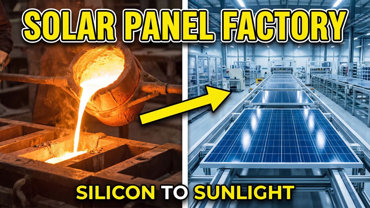 How Solar Panels Are Made - Modern Factory Process