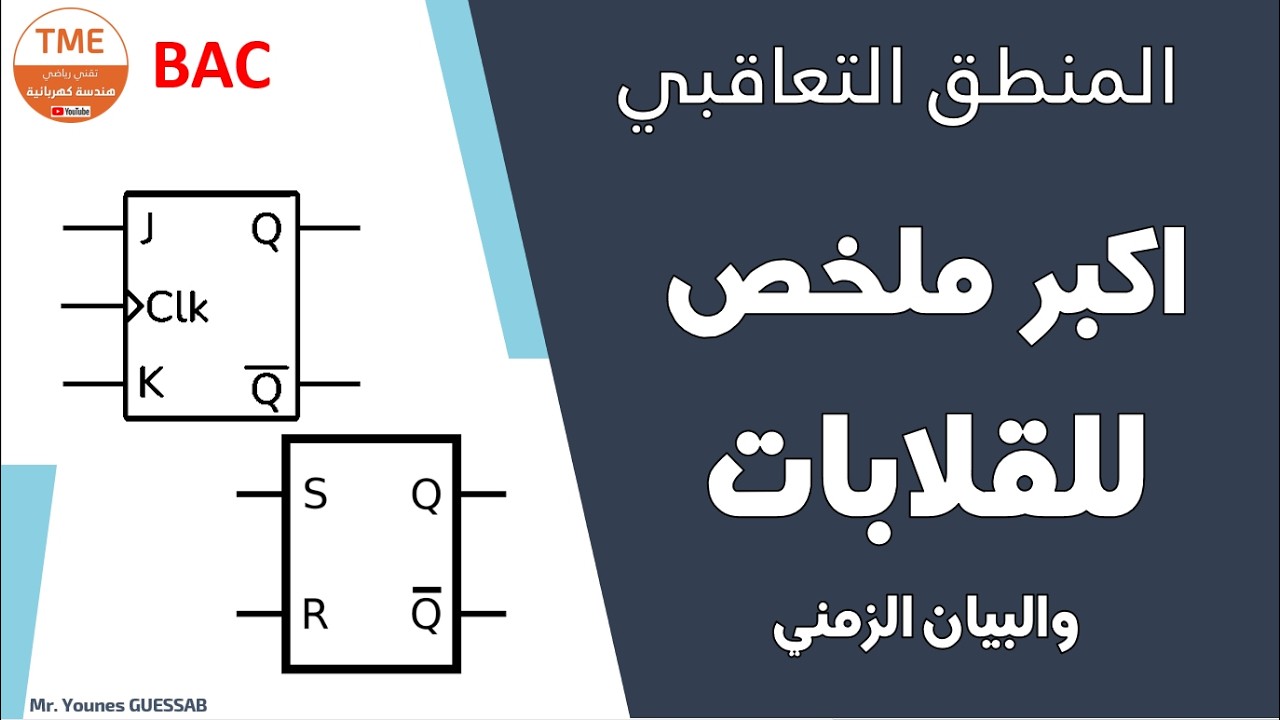 ملخص القلابات والبيان الزمني | باك هندسة كهربائية