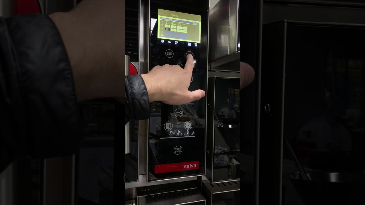 Salva Kwik Co Convection Oven Premium Control Panel - Creating a program