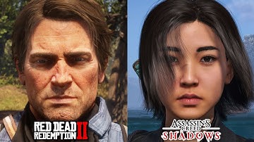 Assassins Creed: Shadows VS Red Dead Redemption - Physics, Details and Visual Comparison