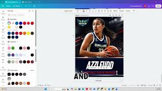 Dallas Wings Basketball Poster