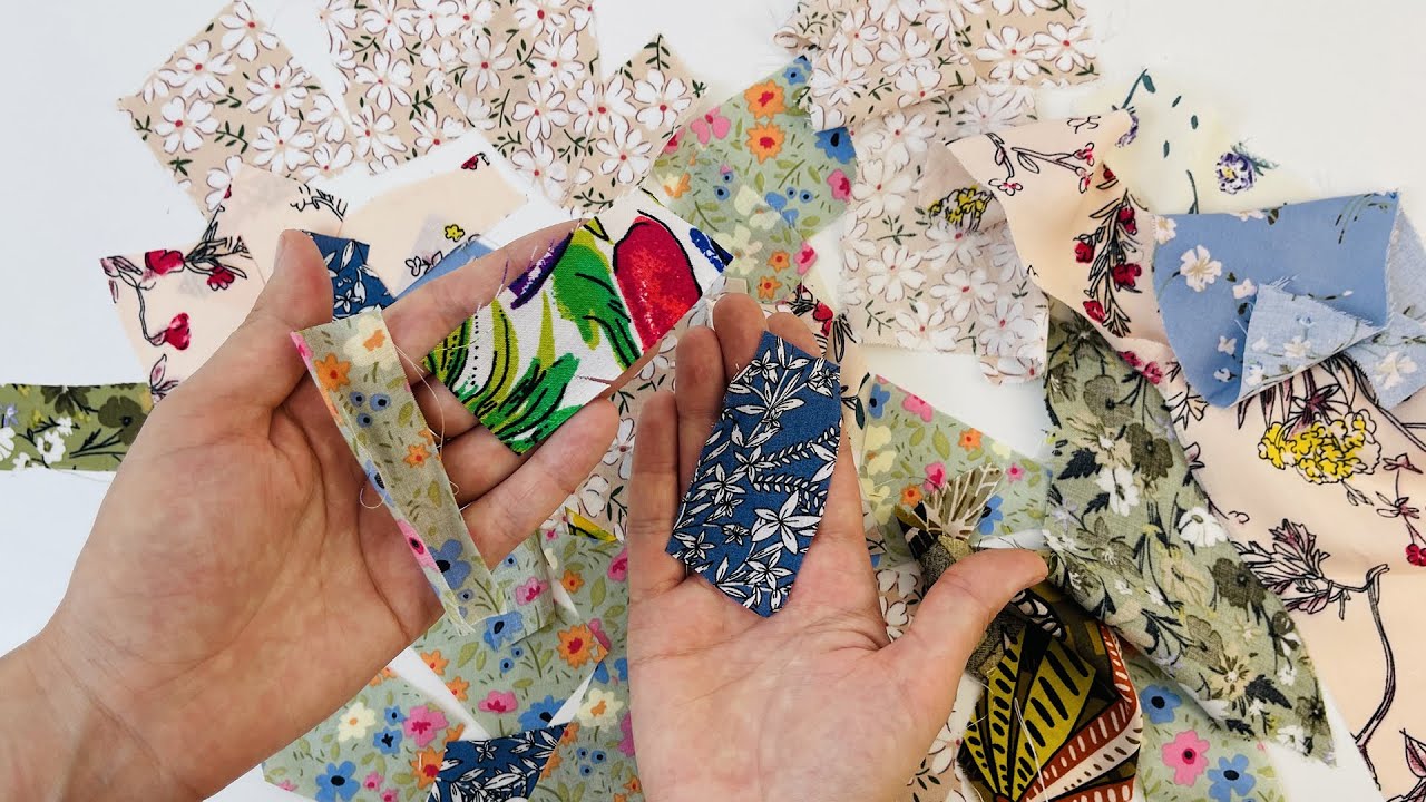 DIY. I don’t throw away even very small pieces of fabric. This is how I