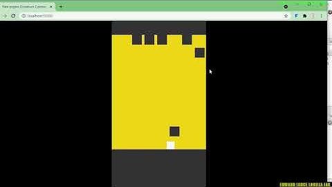 【Construct 2】adding falling spike logic Build a falling running away game