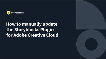 How to update the Storyblocks Plugin for Adobe Creative Cloud