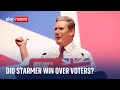 Did Starmer&#39;s speech win over voters?