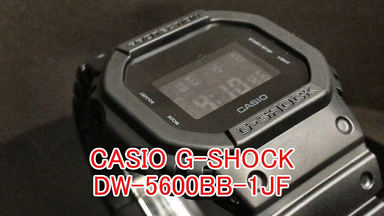 CASIO G-SHOCK DW-5600BB-1JF スピードモデル