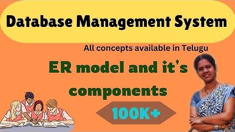 ER MODEL and its components || 9 || DBMS IN TELUGU