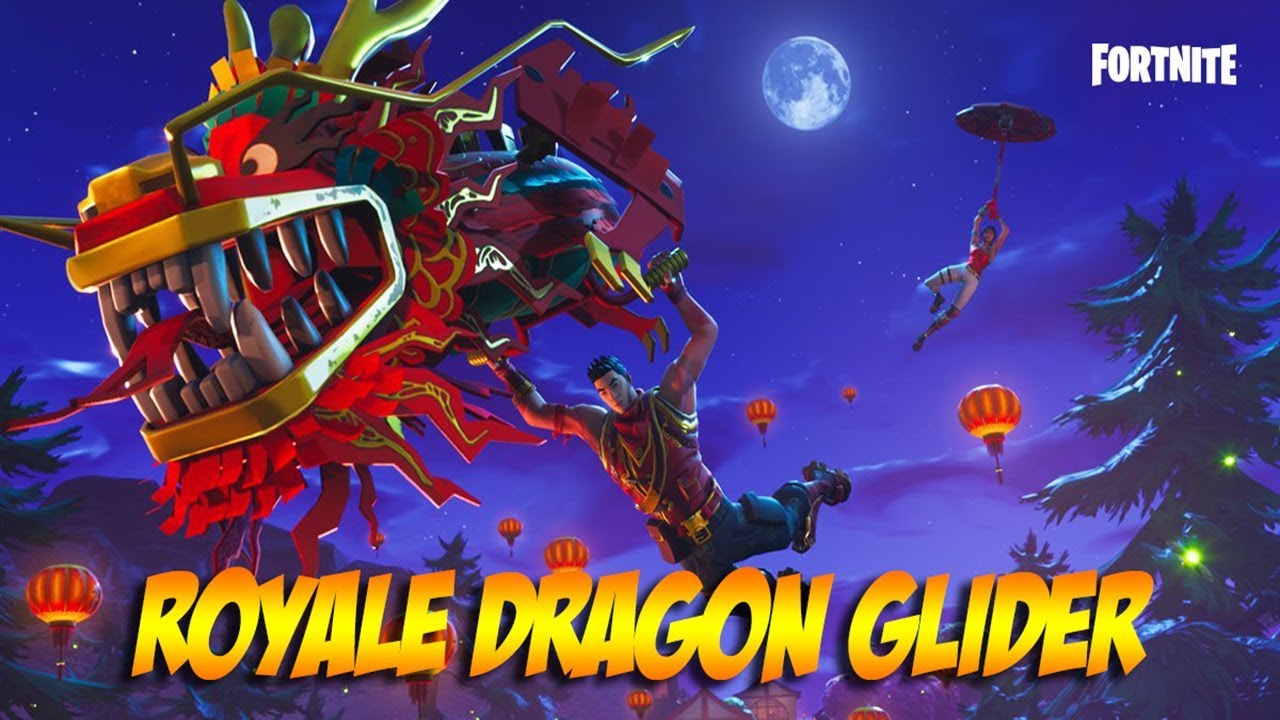Fortnite NEW Royale Dragon Glider Gameplay YouTube