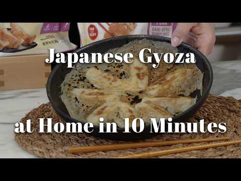 Get Perfect Japanese Gyoza Dumplings at Home in 10 Minutes