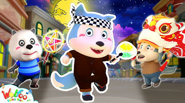 Thằng Cuội Trên Cung Trăng 🌕 Cuội Wolfoo Rước Đèn Ông Sao | Nhạc Thiếu Nhi Tết Trung Thu Vui Nhộn 🎶