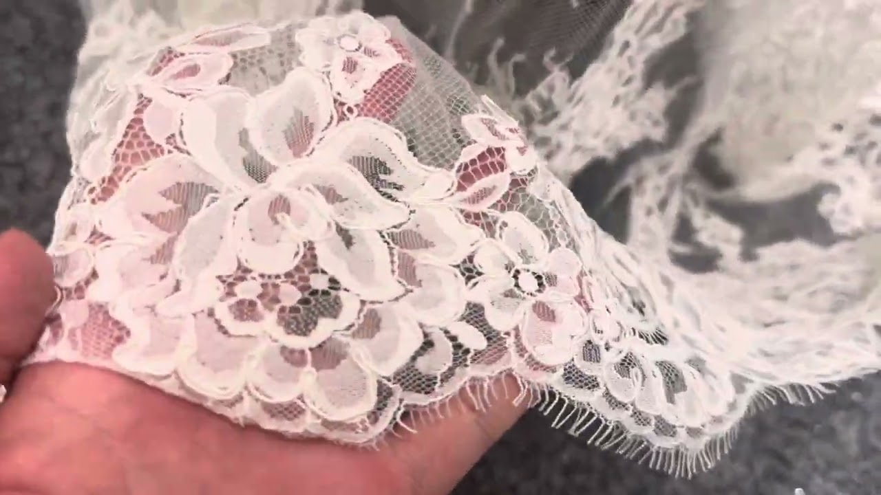 Ivory Corded Lace - Rhonda