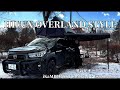 HILUX OVERLAND STYLE 「蓼の花オートキャンプ場」 TOYOTA HILUX × iKaMPER SKYCAMP3.0 + ExoShell270 湖畔キャンプ