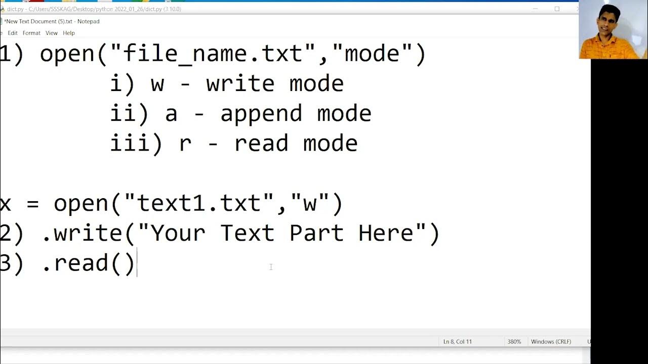Python File Handling & Database Handling - YouTube