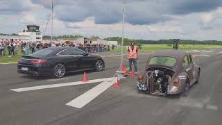 Volkswagen Beetle Turbo 68': 270hp supercar killer drag racing vs M5, S63 AMG coupe, RSQ8, AMG GTS