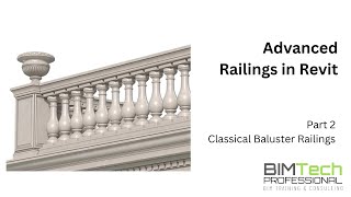 BIM - Revit - Classical Baluster Railing