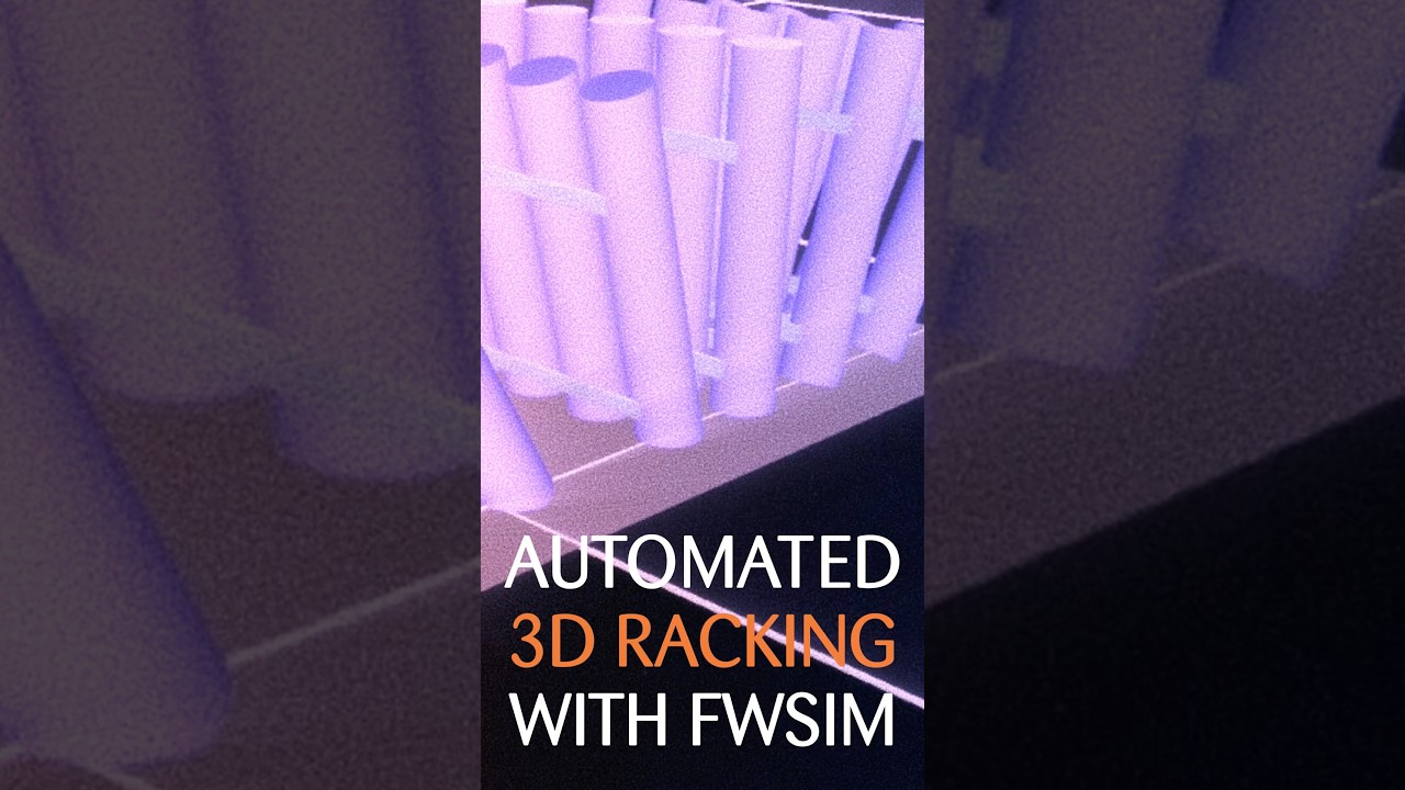 Automated 3D Racking with FWsim | Coming October 24 🔥 