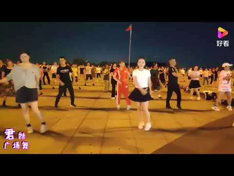 DJ广场舞《新欢渡旧爱》伤感情歌，动作简单，动感时尚