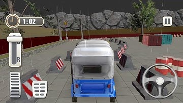 Tuk Tuk Auto New Rickshaw Parking Sim Game || Tuk Tuk Auto Rickshaw Game || Kids Games