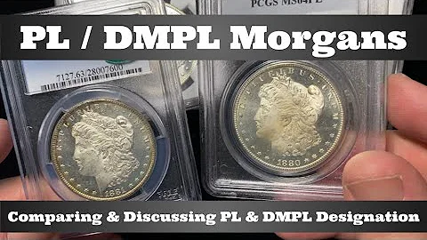 PL / DMPL Morgan Dollars - Comparing & Discussing the PL & DMPL Designation - PCGS / NGC