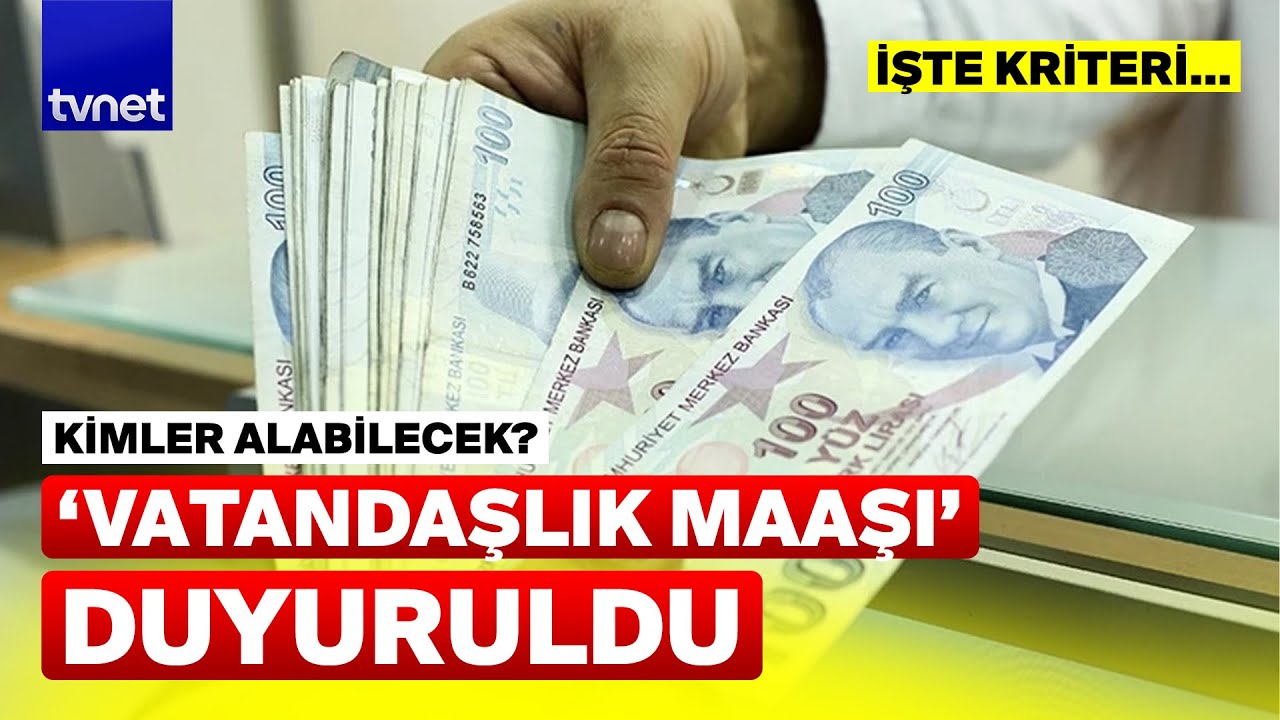 ‘Vatandaşlık maaşı’nın tüm detayları: Uzmanı anlattı!