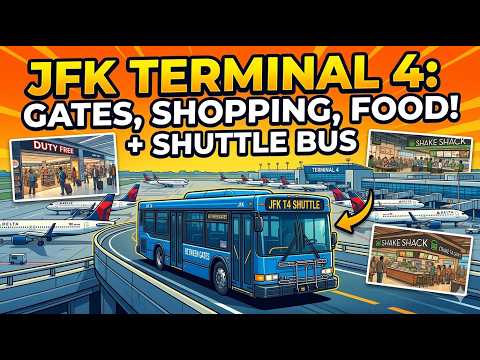 JFK Terminal 4 Guide Food Shopping The Airside Shuttle Bus