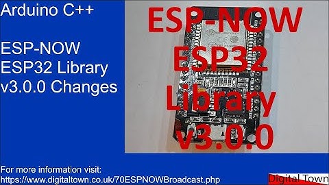#96 Arduino C++ -  ESP-NOW esp_now_register_recv_cb(OnDataRecv) issues caused by ESP32 v3.0.0