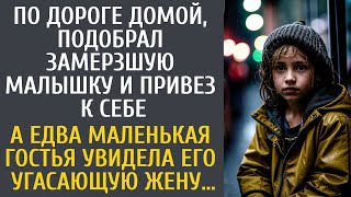 видео: По дороге домой подобрал замерзшую малышку и привез к себе… А едва гостья увидела его угасающую жену картинка: По дороге домой подобрал замерзшую малышку и привез к себе… А едва гостья увидела его угасающую жену