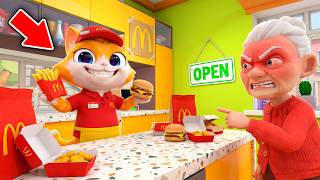 I Opened My Own McDONALD'S in Granny's House! 😼 (I Am Cat VR)