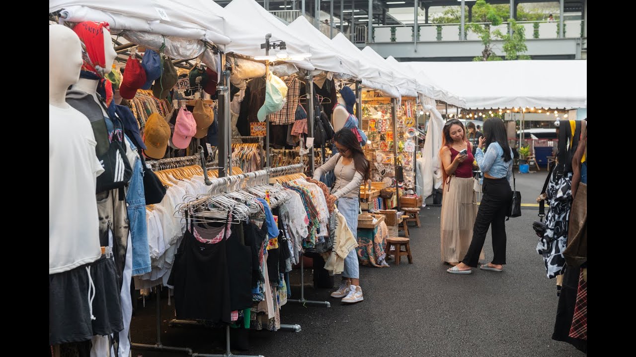 [4K] Walk tour a brand new SW1 Market located just steps away from BTS Asok stations