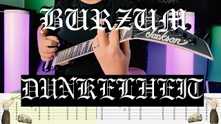 Burzum - Dunkelheit |Guitar Cover| |Tab|