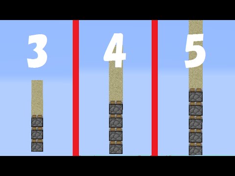 マインクラフト 砂エレベーター 3種類 Youtube