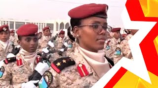 ЖЕНСКИЕ ВОЙСКА ДЖИБУТИ  Военный парад  WOMEN'S TROOPS OF DJIBOUTI  Military parade