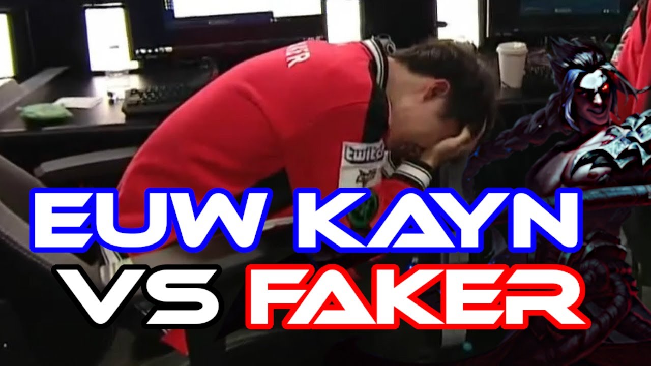 EUW KAYN RUNS A TRAIN ON FAKER - Keramon