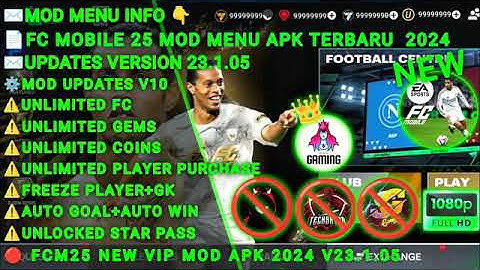 FC Mobile Mod Menu APK v23.1.05 -Unlimited Money & New Features | FcMobile Mod Apk 2025 #smartgaming