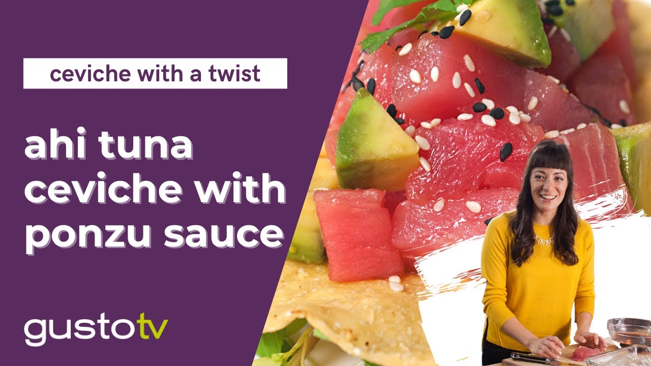 Ponzu Tuna Ceviche One World Kitchen YouTube